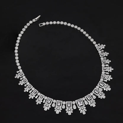 Elegant Zirconia Bridal Jewelry Set